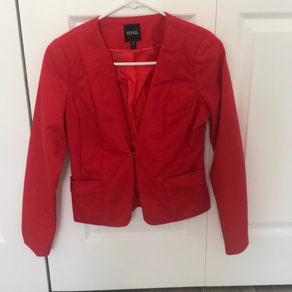COPY - XOXO Red Blazer